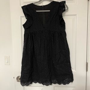 Black summer dress never been worn.